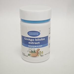 Cápsulas de extracto de Ginkgo biloba OEM, suplemento natural a granel - Product Image 1