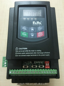 อีอูรา ไดรฟ์ปรับความถี่เฟสเดียว 220V 0.75KW IP20 AC สำหรับมอเตอร์ - รุ่น E2000-0007S2 VFD VSD - Product Image 3