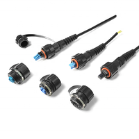 Cordon de raccordement à fibre optique étanche extérieur ZLTC avec connecteur étanche IP67 ODVA LC