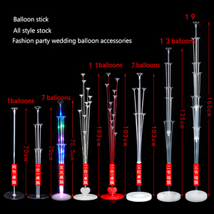 Birthday <strong>Decor</strong> Wedding Supplies 70CM/110CM 135CM/160CM <strong>Table</strong> <strong>Balloon</strong> Stand Clear <strong>Balloon</strong> Holder - Product Image 2