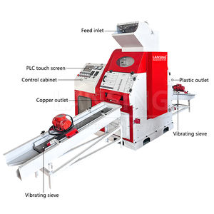 Máquina peladora de cables de buen rendimiento, capacidad de 300 kg/h, máquina granuladora de alambre de cobre, Venta caliente al por mayor en chatarra - Product Image 2