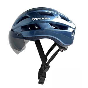 <span class=keywords><strong>Casque</strong></span> de vélo de route et VTT pour sports d'hiver, anti-odeur, respirant, avec visière magnétique, protection UV400 intégrée, coupe-vent - Product Image 1
