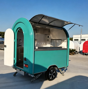 <span class=keywords><strong>Mini</strong></span>-remorque de restauration au design simple pour la vente de glaces, directement de l'usine, idéale pour les activités extérieures - Product Image 3
