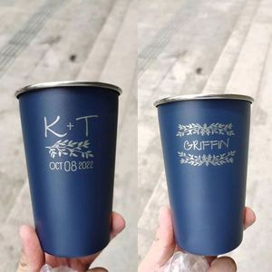ถ้วยเสริมอาหาร พร้อมฝาพลาสติกแบบปิด แก้วเบียร์โลหะ สีแดง ขนาด 350 มล. 500 มล. 17 ออนซ์ 12 ออนซ์ สำหรับงานปาร์ตี้ ขายดี - Product Image 2