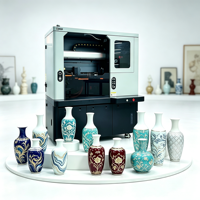 Machine d'impression UV à jet d'encre haute précision et haute vitesse avec tête d'impression Epson I1600 pour céramique, verre, plastique, métal, vase cylindrique