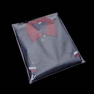 Clear Resealable Cellophane <b>Plastic</b> <b>Bags</b> 10x14 Inch Pack Of 100 For Clothing Packaging Self Sealing Dust Prevention - Product Image 4