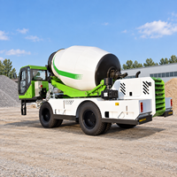 Camion malaxeur à béton autochargeur mobile de 0,6 à 6,5 m³, machine à béton à alimentation automatique entièrement hydraulique à vendre