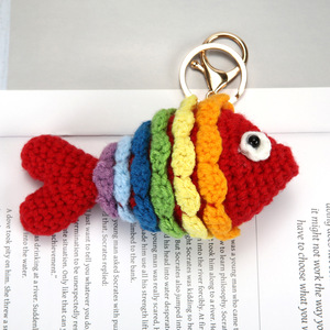 Porte-clés animal au crochet, Porte-clés requin au crochet, Animal marin tricoté en fil, Tortue au crochet pour sœurs avec porte-clés inspirant - Product Image 5