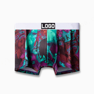 Manufacturer Wholesale <b>Custom</b> Printed Underwear Male Breathrable Cotton Briefs <b>Boxers</b> for Men - Product Image 2