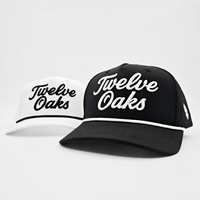Casquette de golf 5 panneaux étanche avec flux d'air optimisé, logo brodé personnalisé, faible MOQ, OEM, en coton et nylon de qualité supérieure, couvre-chef durable