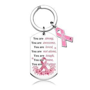 Uionen To My Daughter Porte-clés en acier inoxydable, cadeau motivant pour l'anniversaire de ma fille - Product Image 2