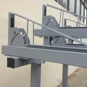 Tiên phong xe đạp cửa hàng hiển thị ổn định cao sàn kim loại hai lớp xe đạp đậu xe Giá hiển thị đứng - Product Image 6