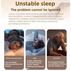 Appareil de relaxation portatif à micro-courant CES pour le sommeil, gadget anti-stress rechargeable par USB avec affichage numérique LED, intensité réglable - Product Image 5