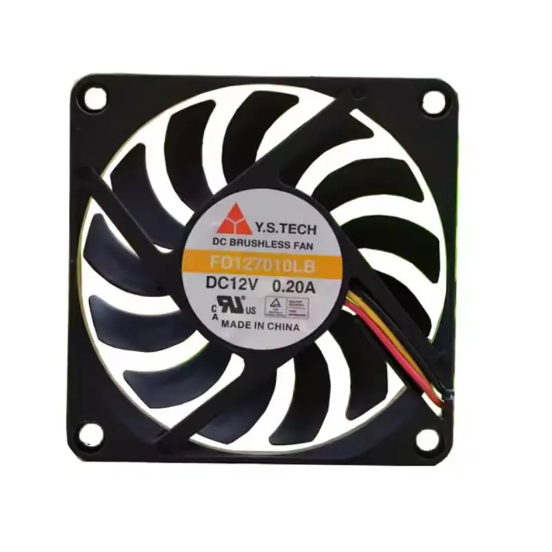 Factory direct sales fd127010lb 7010 dc12v 0.2a axial flow fan graphics card fan for graphics card