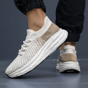 Zapatillas Deportivas Casuales para Hombre, Cómodas para Toda Temporada, Antideslizantes, Resistentes al Desgaste, Acolchadas, para Gimnasio, Trotar, Uso Diario, de Tela - Product Image 4