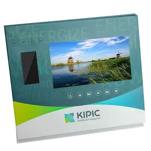 LCD Video kutusu Video broşür modülü 10 inç dijital fotoğraf çerçevesi toptan dijital fotoğraf çerçevesi Video albümü düğün