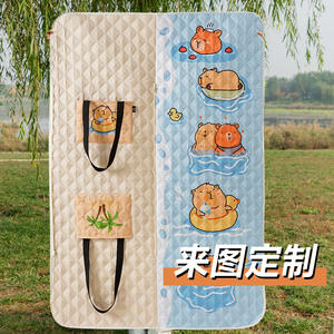 Yisidan-Esterilla de picnic rectangular de tela Oxford, a prueba de humedad, para acampar al aire libre, con temática de dibujos animados, ligera y portátil - Product Image 1