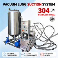 Machine d'aspiration pulmonaire de précision pour volailles, éviscérateur sous vide SUS304, buse spéciale anti-casse d'os, 2000-3000BPH pour abattage