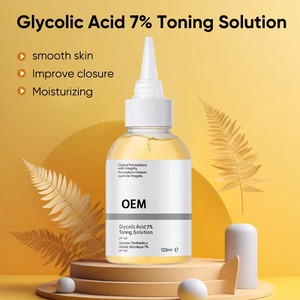OEM/ODM 7% acido glicolico Toner frutta acido essenza 120ml viso esfoliante crema idratante Anti-invecchiamento funzione Spray per la cura del viso - Product Image 2