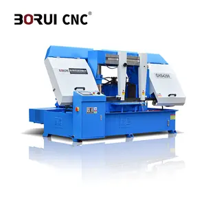 Borui CNC ghs4260 ban nhạc đã thấy máy cắt kim loại 4260 cột đôi