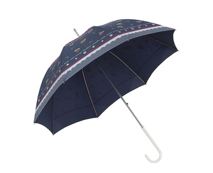 Résistant au vent, parapluie droit automatique avec diamant en cristal, mode japonaise classique pour femmes - Product Image 2