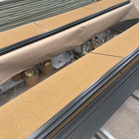 Nouveaux produits, panneaux de bardage mural extérieur, panneaux muraux en acier revêtus de pierre colorés, panneaux d'isolation en PU pour la décoration murale extérieure