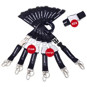 High Quality Personalized Custom Logo Aviation Neck Strap Silk Screen Printed <b>Polyester</b> Airline Air <b>Lanyard</b> for Staff - Product Image 3