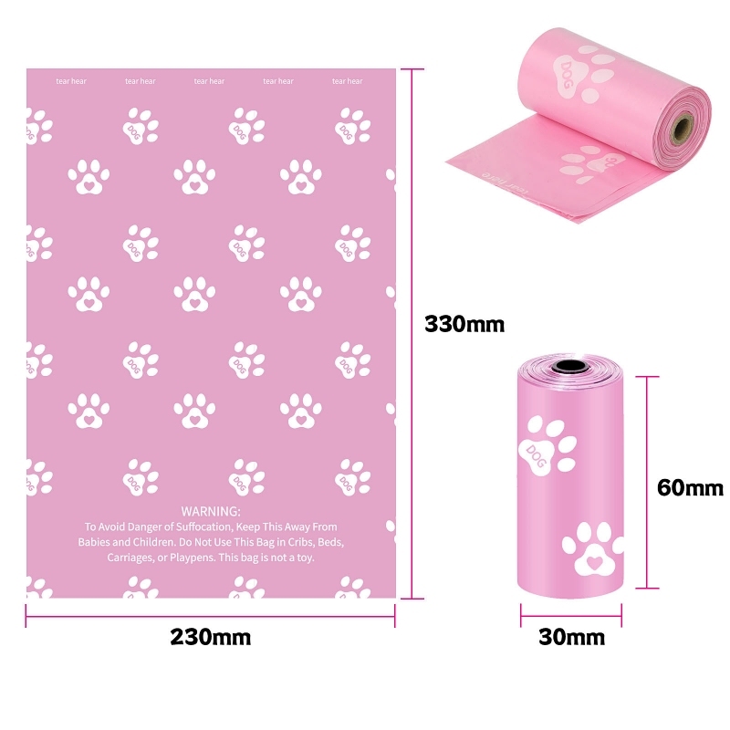 Imprimé motif patte rose parfumé