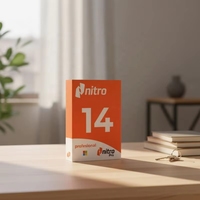 Nitro PDF Pro 14/13 Officiel Authentique Original pour Édition à Vie 24/7 Chat 1PCs