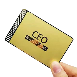 Customized Laser Engraved Matte Black Stainless Steel Metal Business Card Metal Opener Cards Shinny Mirror Metal Business Cards
