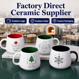 Offre spéciale, vente en gros, tasse en céramique personnalisée avec impression amusante, cadeau de Noël bon marché, tasse à café, tasse de Noël - Product Image 4