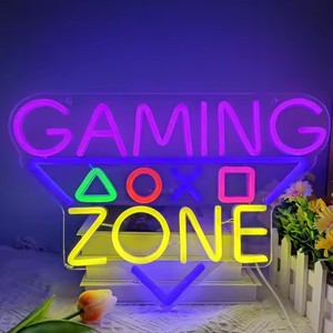 Miễn Phí Thiết Kế Tùy Chỉnh Trong Suốt Màn Hình Dẫn Ánh Sáng Ban Đêm Biểu Tượng Dấu Hiệu Silicone Cơ Thể Đèn Neon Cho Phòng Trò Chơi Xe Trang Trí - Product Image 5