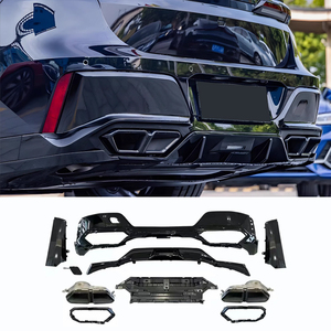 Kit carrosserie personnalisé Facelift pour G70 7 Series Sport Upgraded <span class=keywords><strong>M760</strong></span> Gloss Black Diffuser - Product Image 1