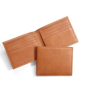 Portefeuilles en cuir de chameau Boshiho, portefeuille à rabat pas cher - Product Image 1