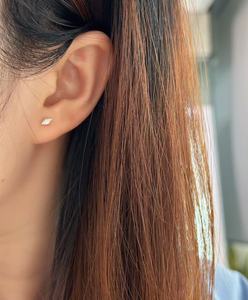 Xinfly 18K Gold 0.26ct Natural Marquise Cut Diamond Screw <b>Back</b> Stud <b>Earrings</b> - Product Image 5