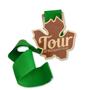Medaglia Sportiva Personalizzata in Lega di Zinco Stampata dal Guangdong per Medagliati in Oro/Argento/Bronzo - Product Image 6