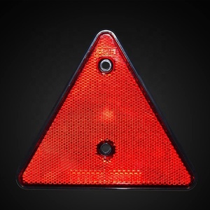 Triángulo reflectante de plástico rojo de seguridad 2021- Modelo Xiaozun compatible universal - Product Image 6