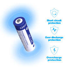 XTAR kualitas tinggi 4 buah/pak bantal isi ulang baterai Lithium 1.5volt Aa ukuran isi ulang 1.5v baterai Lithium-Ion AA - Product Image 4