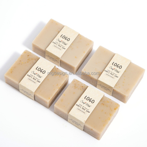 Sapone Artigianale all'Avena, Miele e Latte di Capra, Fragranza Vegetale, Detergente Viso, Schiuma da Bagno, Profumo Intenso, Sapone da Bagno Etichettato - Product Image 1