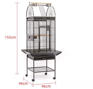 Groothandel China Fabrikant Goedkope Mcetal Grote Fokkerij Kanarie Vogel Papegaai Kooien Buiten Gebruik Voor Verkoop - Product Image 2