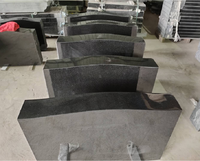 Pierres naturelles en granit noir, pierres brillantes, vente en gros