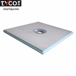 Placa <span class=keywords><strong>de</strong></span> <span class=keywords><strong>Ducha</strong></span> <span class=keywords><strong>de</strong></span> Fibra <span class=keywords><strong>de</strong></span> Vidrio para Cuarto Húmedo, se Puede Instalar en la Pared y el <span class=keywords><strong>Suelo</strong></span> del Baño - Product Image 1