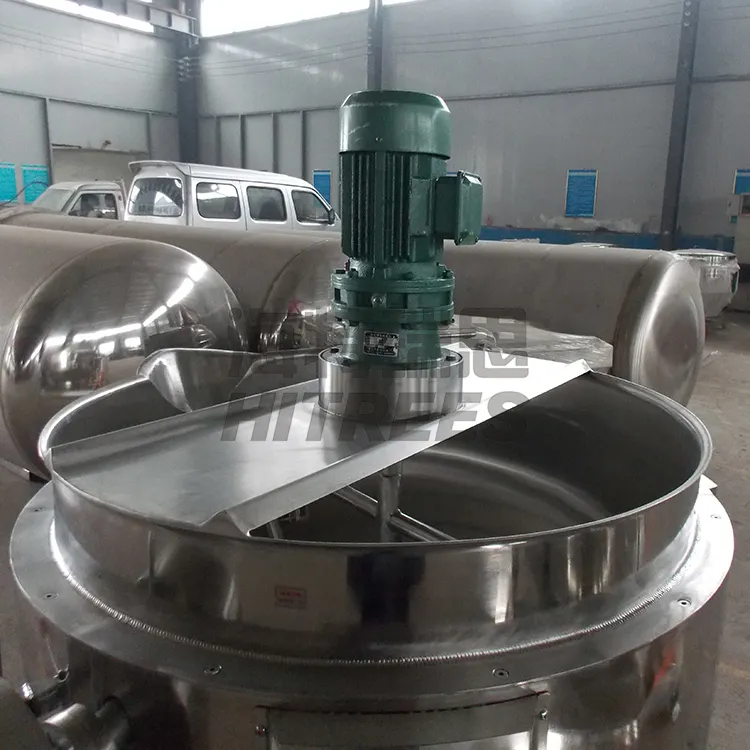 Factory Directly Supply Electric Jacketed Kettle Cooking Mixer Steam Jacketed Cooking Kettle Equipment