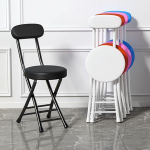 Chaises et tabourets pliants - chaises de maison, tables à manger, tabourets avec dossiers - simples, élégants, portables - Product Image 6