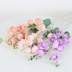 Elegante Yucca Gloriosa Artificial, Delicadas Flores Artificiales en Forma de Campana para Ramos de Boda Románticos, Decoración de Centro de Mesa de Lujo - Product Image 5