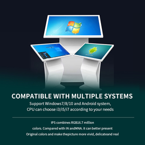 Android kỹ thuật số máy nghe nhạc quảng cáo với giao diện nối tiếp 21 32 42 55 65 inch đứng 3 gam 4 gam Mạng cảm ứng màn hình hiển thị - Product Image 4