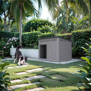 Fabricantes precio popular impermeable perro grande caja de plástico perro al aire libre casa interior - Product Image 4