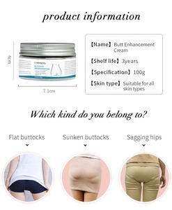 Soulever de vraies fesses <span class=keywords><strong>plus</strong></span> hanche pour les fesses plates affaissement des hanches 100g crème de rehaussement des fesses marque privée - Product Image 3