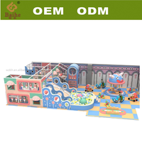 BAIHE Aire de jeux souple pour tout-petits, ensemble d'équipements de terrain de jeu intérieur en ABS et métal, blocs d'escalade, capacité maximale 100 kg pour la maternelle