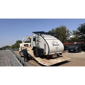 <span class=keywords><strong>Caravane</strong></span> Teardrop <span class=keywords><strong>Basecamp</strong></span> pour l'extérieur, prête à être expédiée - Cuisine à ouverture arrière, compacte, pour voyages tout-terrain - Product Image 6